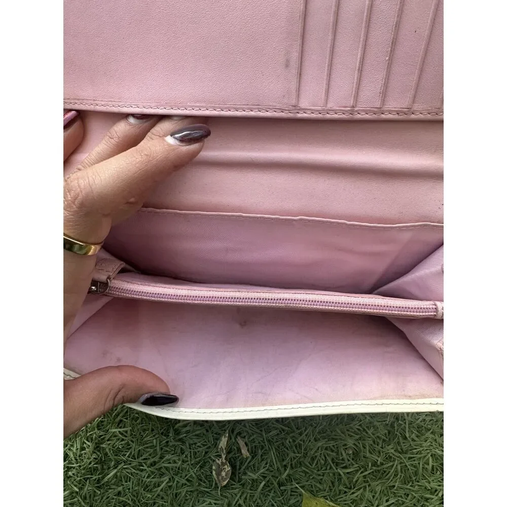 Y2K Christian Dior Trotter Wallet Pink Long Wallet